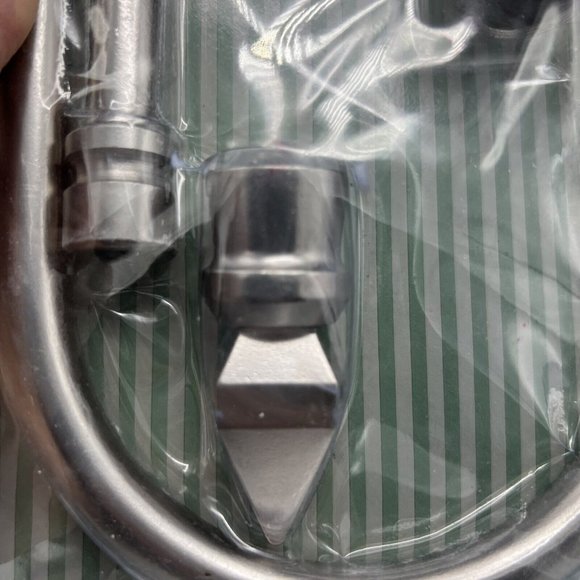 Christopher Lowell's Curtain Hold Back Satin Nickel Large Swag Holder Topiary - Picture 4 of 7